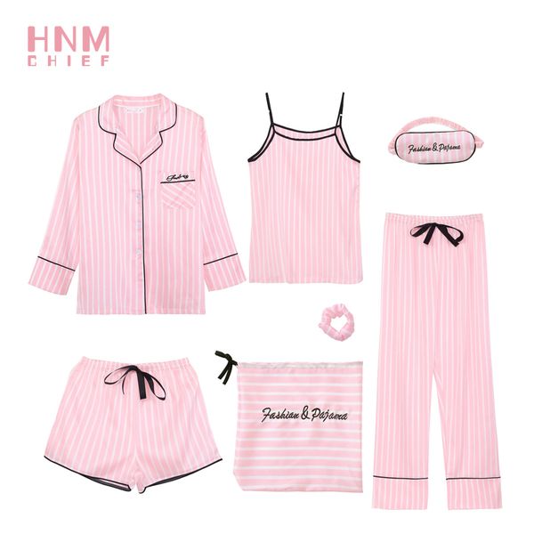 hnm pink stripe print pajamas set silk satin homewear womens 7 pieces sleepwear sets pyjama women spring summer autumn, Black;red
hnm pink stripe print pajamas set silk satin homewear womens 7 pieces sleepwear sets pyjama women spring summer autumn, Black;red