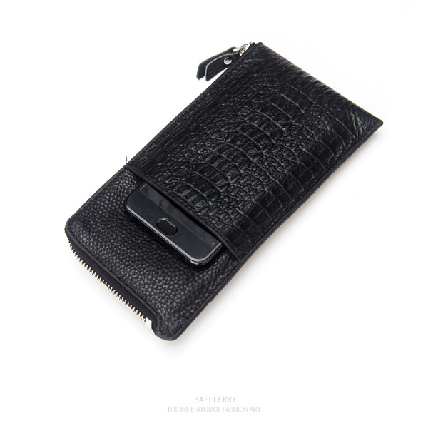 cowhide purses for men long zipper wallet the crocodile grain hand bag soft leather thin mobile phone package male zero wallets, Red;black
cowhide purses for men long zipper wallet the crocodile grain hand bag soft leather thin mobile phone package male zero wallets, Red;black