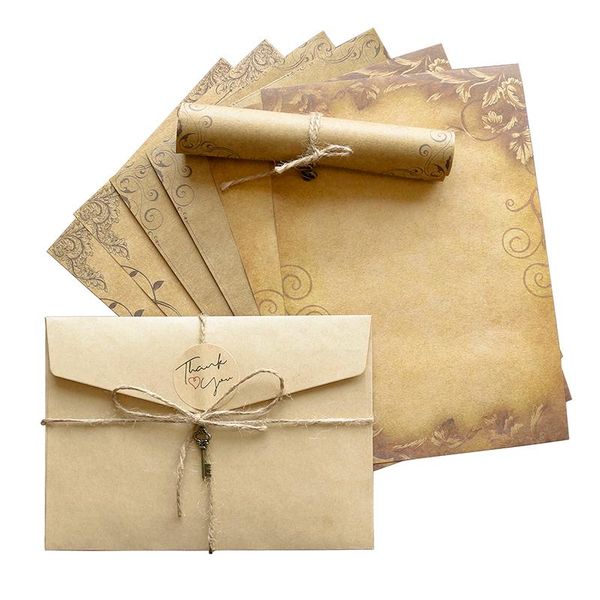 greeting cards 1pack vintage kraft letter paper set flower pattern writing pad wedding party business invitation card
greeting cards 1pack vintage kraft letter paper set flower pattern writing pad wedding party business invitation card