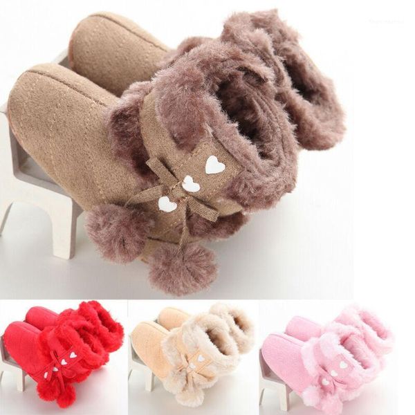 boots baby girl cute soft sole plush ball snow prewalker winter shoes warm 0-18m1, Black;grey
boots baby girl cute soft sole plush ball snow prewalker winter shoes warm 0-18m1, Black;grey