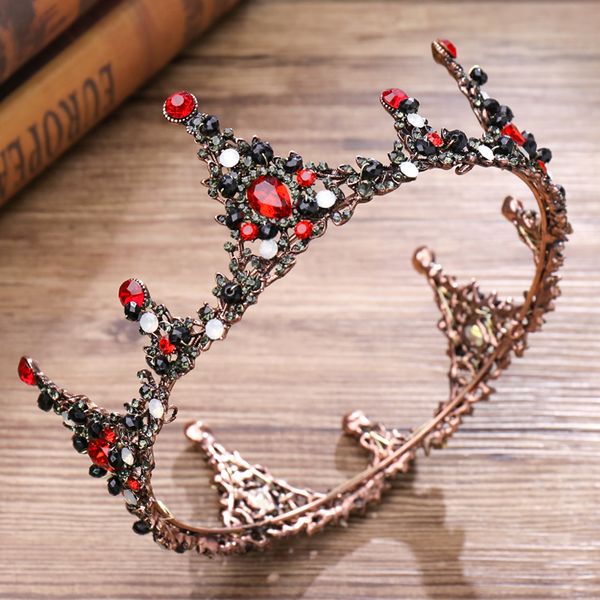 vintage wedding crown headdress baroque red rhinestone crystal bridal crown headdress wedding hair accessories tiara queen crowndio chan con, Golden;white
vintage wedding crown headdress baroque red rhinestone crystal bridal crown headdress wedding hair accessories tiara queen crowndio chan con, Golden;white