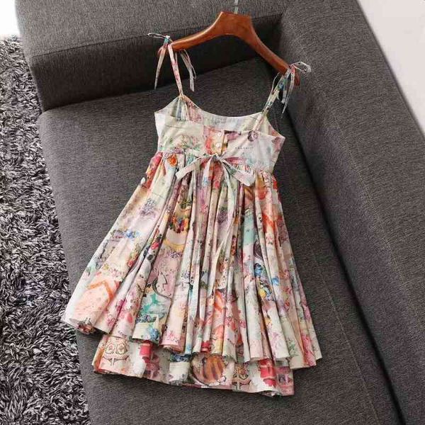 dresses ball gown summer fashion style ladies spaghetti strap exquisite prints cascading ruffle casual cotton lolita, Black;gray
dresses ball gown summer fashion style ladies spaghetti strap exquisite prints cascading ruffle casual cotton lolita, Black;gray