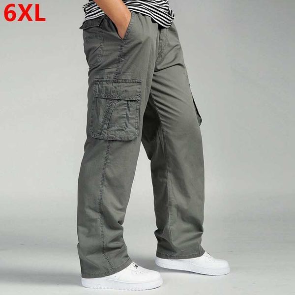 men's casual trousers cotton overalls elastic waist full len multi-pocket plus fertilizer xl men's clothing big size cargo pants h, Black
men's casual trousers cotton overalls elastic waist full len multi-pocket plus fertilizer xl men's clothing big size cargo pants h, Black