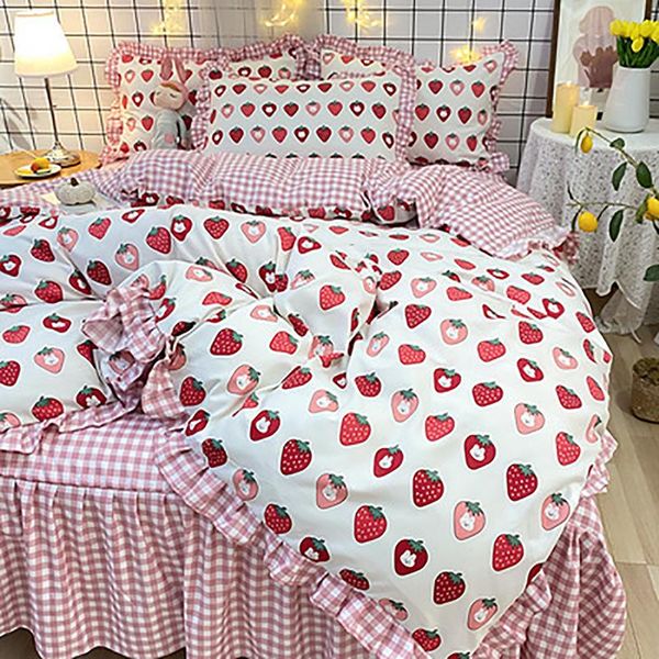 bedding sets home textile strawberry spots double bed comefortable soft bedspreads quality quilt cover pillowcase oceania
bedding sets home textile strawberry spots double bed comefortable soft bedspreads quality quilt cover pillowcase oceania