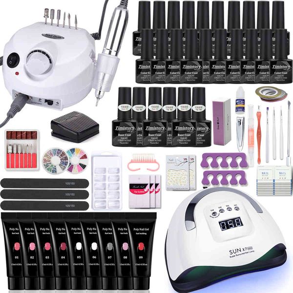 manicure with 114w/120w/54w led lamp 35000rpm drill machine 20/10 colour poly extension nail gel set
manicure with 114w/120w/54w led lamp 35000rpm drill machine 20/10 colour poly extension nail gel set