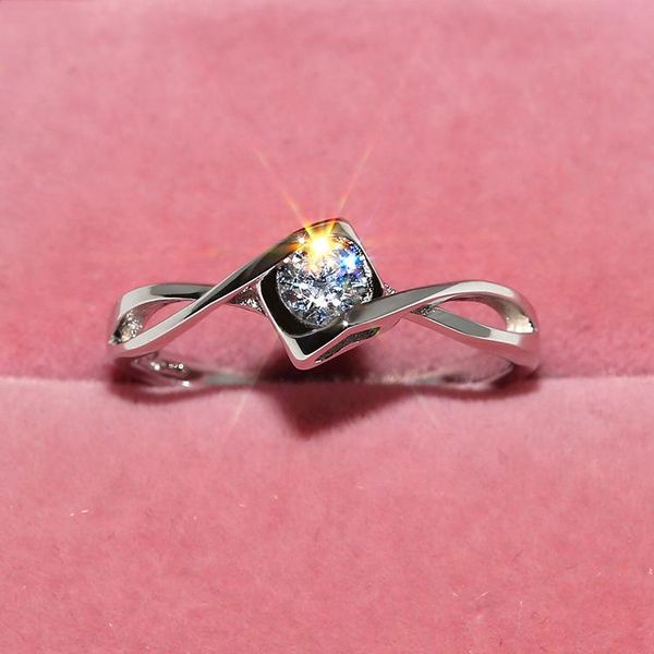 cluster rings 1ct diamond for women luxury 14 k white gold bridal jewelry wedding engagement party simply fine gift bijoux femme, Golden;silver
cluster rings 1ct diamond for women luxury 14 k white gold bridal jewelry wedding engagement party simply fine gift bijoux femme, Golden;silver