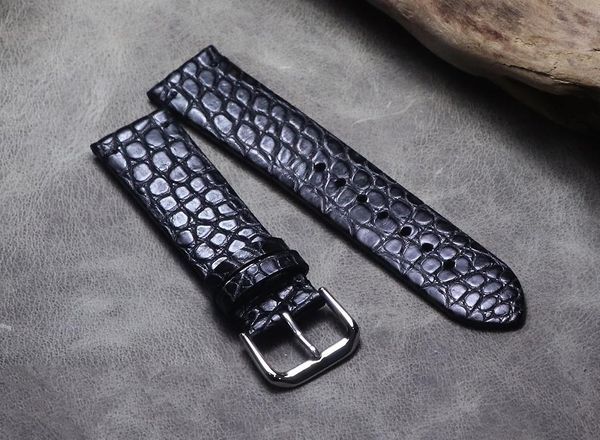 watch bands 18 19 20 21 22mm high-end handmade ultra-thin watchband alligator strap black crocodile skin genuine leather band belt, Black;brown
watch bands 18 19 20 21 22mm high-end handmade ultra-thin watchband alligator strap black crocodile skin genuine leather band belt, Black;brown