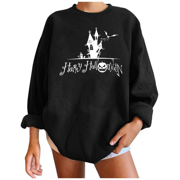 men's t-shirts women's winter casual round neck solid color halloween print long sleeve playera tee shirt femme, White;black
men's t-shirts women's winter casual round neck solid color halloween print long sleeve playera tee shirt femme, White;black