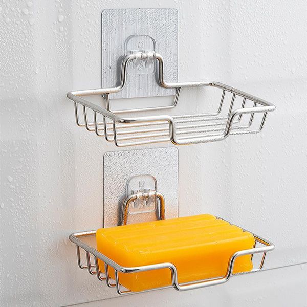 soap dishes rack wall mounted holder stainless steel sponge dish bathroom accessories self adhesive
soap dishes rack wall mounted holder stainless steel sponge dish bathroom accessories self adhesive