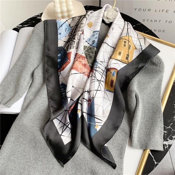 scarves 2021 design print square seats shawl women hair band wrap foulard bandana women's scarf lent, Blue;gray
scarves 2021 design print square seats shawl women hair band wrap foulard bandana women's scarf lent, Blue;gray