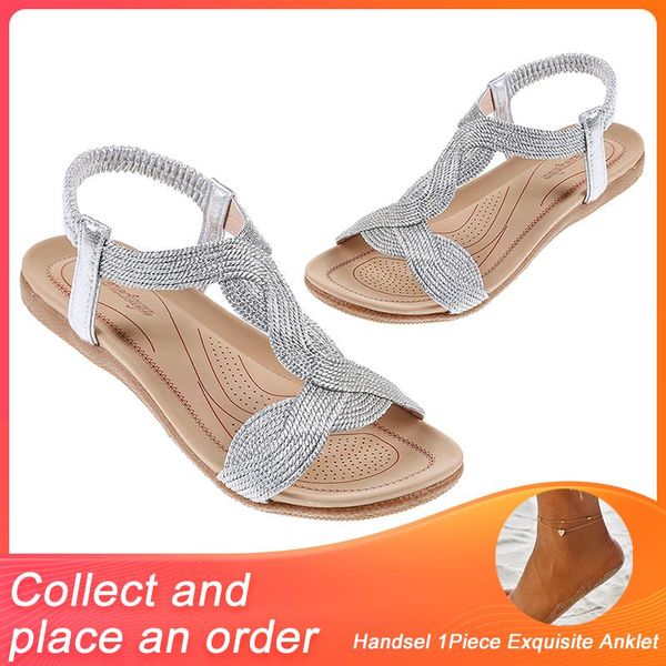 sandals summer woman 2021 casual flat shoes fashion handmade outdoor beach elastic band ladies low heels women, Black
sandals summer woman 2021 casual flat shoes fashion handmade outdoor beach elastic band ladies low heels women, Black