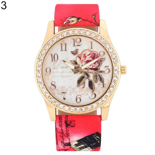 wristwatches printed belt watch diamond inlaid women's quartz fashion flower rose bangle, Slivery;brown
wristwatches printed belt watch diamond inlaid women's quartz fashion flower rose bangle, Slivery;brown