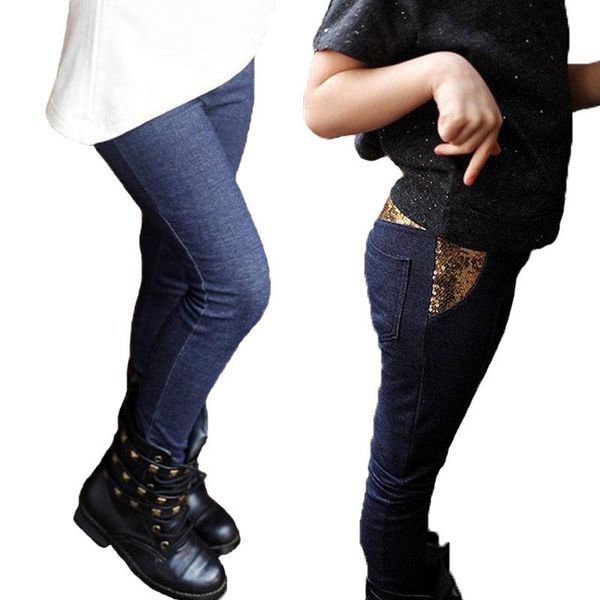 jeans skinny for girls autumn winter teenage girl thin / velvet sequin denim pants children's clothing kids elastic trausers, Blue
jeans skinny for girls autumn winter teenage girl thin / velvet sequin denim pants children's clothing kids elastic trausers, Blue