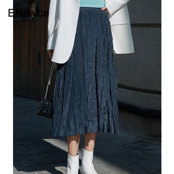 skirts women folds skirt vintage high waist a-line casual korean style fashion chic satin maxi spring summer 2021, Black
skirts women folds skirt vintage high waist a-line casual korean style fashion chic satin maxi spring summer 2021, Black