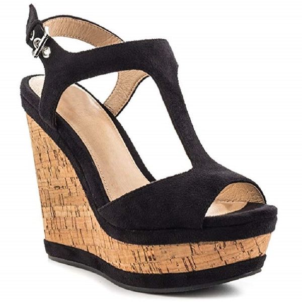 sandals summer fashion 16cm fish mouth open toe wee super high heel sandals plus size women's shoes, Black
sandals summer fashion 16cm fish mouth open toe wee super high heel sandals plus size women's shoes, Black