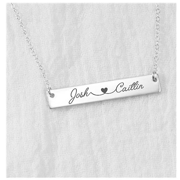 party favor custom couples name bar necklace,personalized necklace,anniversary necklace,friendship necklace,engagement gifts ideas
party favor custom couples name bar necklace,personalized necklace,anniversary necklace,friendship necklace,engagement gifts ideas