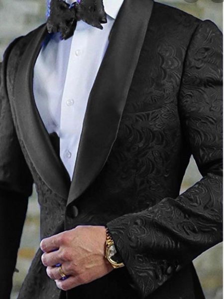 groomsmen black pattern groom tuxedos shawl satin lapel men suits 2 pieces wedding bridegroom ( jacket + pants bow tie ) d299 men's & b, White;black
groomsmen black pattern groom tuxedos shawl satin lapel men suits 2 pieces wedding bridegroom ( jacket + pants bow tie ) d299 men's & b, White;black