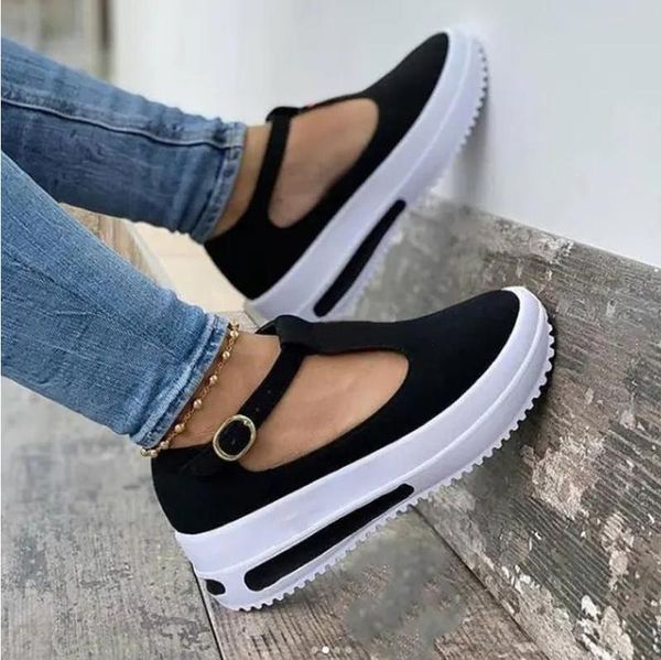 sandals summer women's vintage wedge shoes woman buckle strap straw thick bottom flats platform flock sandalias mujer, Black
sandals summer women's vintage wedge shoes woman buckle strap straw thick bottom flats platform flock sandalias mujer, Black