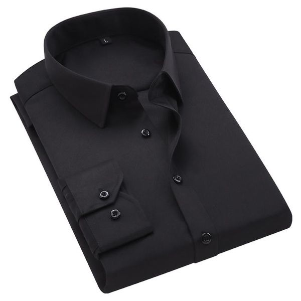 smart casual shirts men wedding business party formal dress male solid white shirt mans plus size men's, White;black
smart casual shirts men wedding business party formal dress male solid white shirt mans plus size men's, White;black