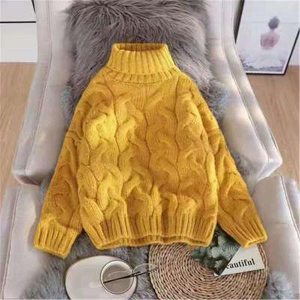 women's sweaters woman turtleneck sweater thick loose winter pullover femme korean fashion pull hiver women basic, White;black
women's sweaters woman turtleneck sweater thick loose winter pullover femme korean fashion pull hiver women basic, White;black