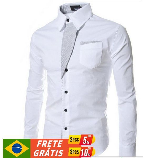 men's dress shirts solid color with pocket for men fashion personality casual slim long-sleeved shirt blouse l-4xl oversized, White;black
men's dress shirts solid color with pocket for men fashion personality casual slim long-sleeved shirt blouse l-4xl oversized, White;black