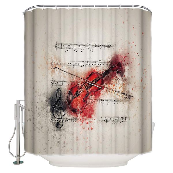 shower curtain sets for bathroom-painted staff for violin notes,waterproof polyester fabric decorative bath curtain with hooks
shower curtain sets for bathroom-painted staff for violin notes,waterproof polyester fabric decorative bath curtain with hooks