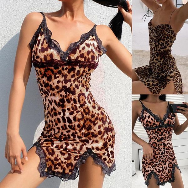 women's hoodies & sweatshirts women leopard print sleepwear lady v-neck nightdress nightclub style lace ladies underwear pajama, Black
women's hoodies & sweatshirts women leopard print sleepwear lady v-neck nightdress nightclub style lace ladies underwear pajama, Black