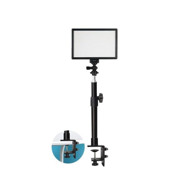 soonpho l122t led video light with c-clamp deskstand 360 degree rotatable ball head aluminum adjustable holder flash heads
soonpho l122t led video light with c-clamp deskstand 360 degree rotatable ball head aluminum adjustable holder flash heads