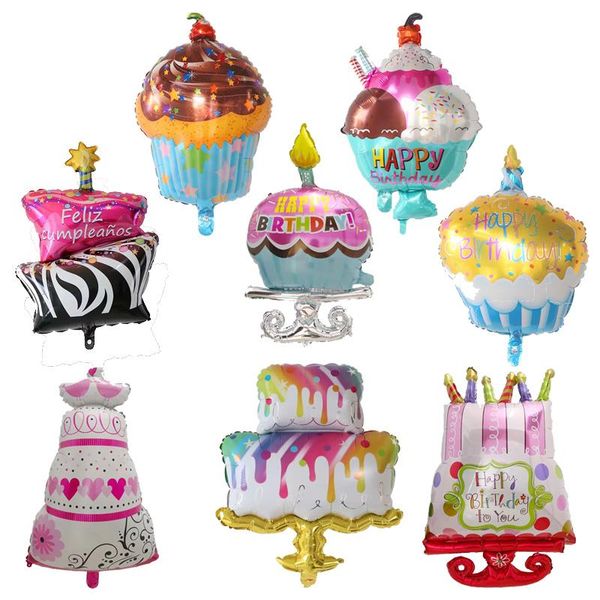 big foil pink birthday cake balloon happy party decoration kids mylar large ice-cream supplies
big foil pink birthday cake balloon happy party decoration kids mylar large ice-cream supplies