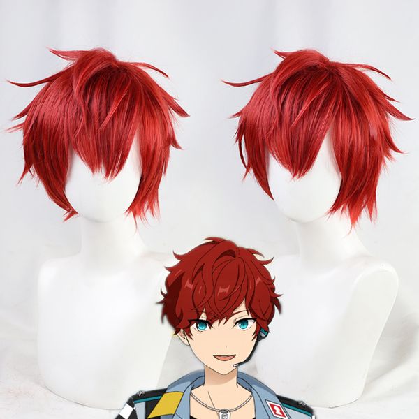 ensemble stars amagi hiiro cosplay wigs red fluffy short heat-resistant fiber hair halloween party costume props wig + wig cap, Black
ensemble stars amagi hiiro cosplay wigs red fluffy short heat-resistant fiber hair halloween party costume props wig + wig cap, Black