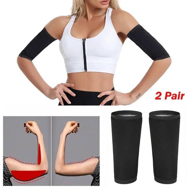 elbow & knee pads 2pcs slimming arm shaper sleeves women elastic compression shaperwear trimmer fitness workout sauna sweat body wraps, Black;gray
elbow & knee pads 2pcs slimming arm shaper sleeves women elastic compression shaperwear trimmer fitness workout sauna sweat body wraps, Black;gray