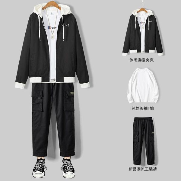 men's tracksuits casual loose men sets korean style cardigan long sleeve cotton winter hoodie chandal hombre clothing db60tz, Gray
men's tracksuits casual loose men sets korean style cardigan long sleeve cotton winter hoodie chandal hombre clothing db60tz, Gray