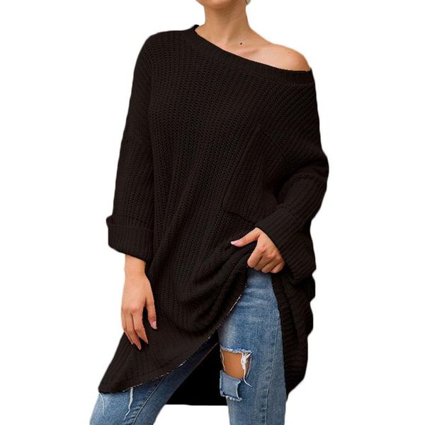 women's sweaters ly women loose sweater wide-sleeved solid color casual m99, White;black
women's sweaters ly women loose sweater wide-sleeved solid color casual m99, White;black