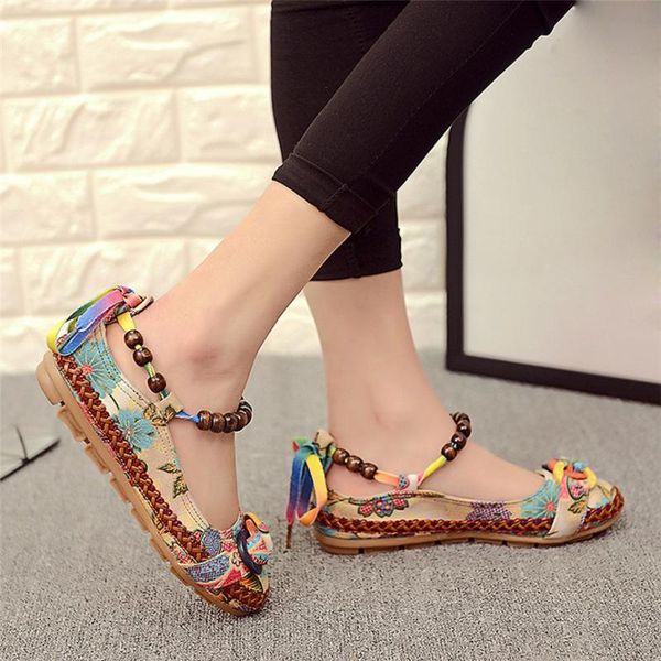 summer women sandals shoes fashion ethnic beading round toe colorful casual embroidered cotton, Black
summer women sandals shoes fashion ethnic beading round toe colorful casual embroidered cotton, Black