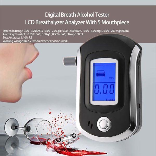 alcoholism test backlight quick response detector alcohol tester lcd dispaly portable breathalyzer professional digital car plastic h
alcoholism test backlight quick response detector alcohol tester lcd dispaly portable breathalyzer professional digital car plastic h