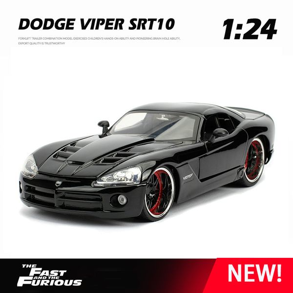 New 124 Dodge Viper SRT10 Toy Alloy Car Diecasts & Toy Vehicles Car Model Miniature Scale Model Car Toys For Children