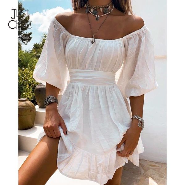 casual dresses justchicc ruffles white dress women autumn long sleeves backless bow beach mini square collar vestidos 2021, Black;gray
casual dresses justchicc ruffles white dress women autumn long sleeves backless bow beach mini square collar vestidos 2021, Black;gray