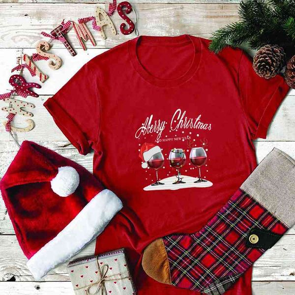 merry for women, wine printed s-5xl crew neck large t-shirt, casual christmas gift, cut top, White
merry for women, wine printed s-5xl crew neck large t-shirt, casual christmas gift, cut top, White