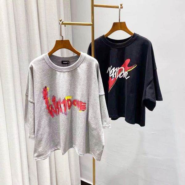 fashion t shirt we11done short sleeve 21ss summer painted graffiti loose oversize letter, White
fashion t shirt we11done short sleeve 21ss summer painted graffiti loose oversize letter, White