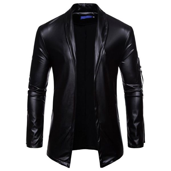 men's suits & blazers 2021 autumn solid casual men long sleeve turn down collar slim brand gd1002, White;black
men's suits & blazers 2021 autumn solid casual men long sleeve turn down collar slim brand gd1002, White;black