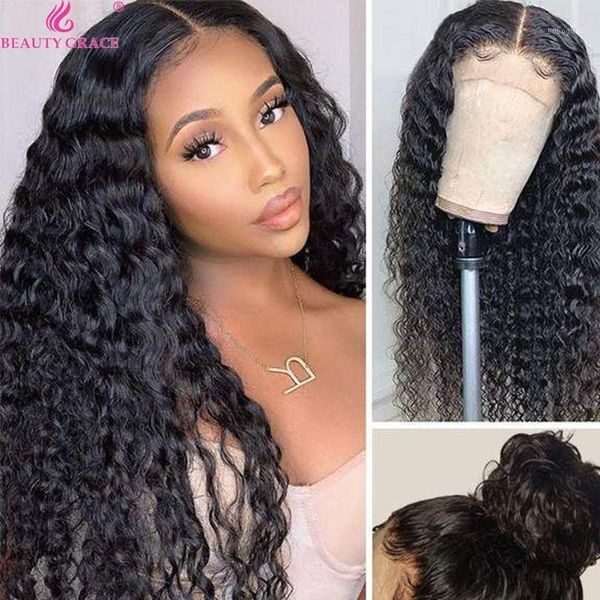 deep wave human hair wig curly lace front for black women brazlian frontal1, Black;brown
deep wave human hair wig curly lace front for black women brazlian frontal1, Black;brown