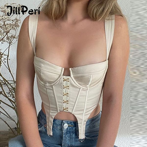 jillperi women corset crop structured pad cup low ne tank street wear solid draped club wear camis multi way, Black;white
jillperi women corset crop structured pad cup low ne tank street wear solid draped club wear camis multi way, Black;white