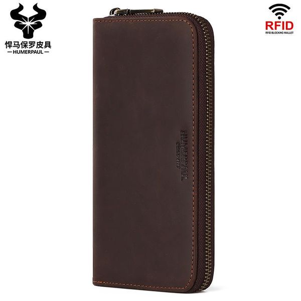 johnature genuine leather men wallets 2021 vintage crazy horse large clutch wallet card holder zipper hand purse, Red;black
johnature genuine leather men wallets 2021 vintage crazy horse large clutch wallet card holder zipper hand purse, Red;black
