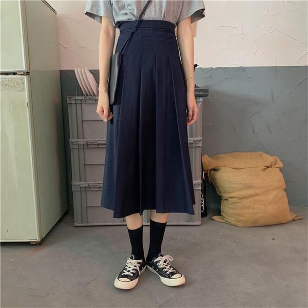 skirts summer 2021 pleated skirt women fashion high waist long harajuku vintage dark blue slim clothes, Black
skirts summer 2021 pleated skirt women fashion high waist long harajuku vintage dark blue slim clothes, Black