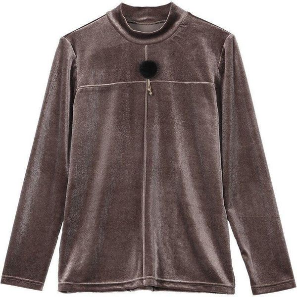 fat sister bottoming shirt women 2021 plus size loose slimming belly gold velvet long-sleeved t-shirt female l202 women's, White
fat sister bottoming shirt women 2021 plus size loose slimming belly gold velvet long-sleeved t-shirt female l202 women's, White