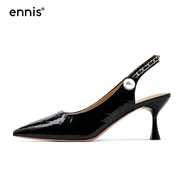 dress shoes ennis women's high heel pointed toe slingback genuine leather pumps patent black white ladies heels pearl chain p125
dress shoes ennis women's high heel pointed toe slingback genuine leather pumps patent black white ladies heels pearl chain p125
