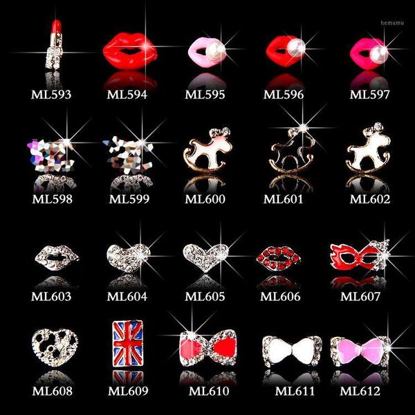 10pcs est crystal colourful nail rhinestone alloy art decorations diy glitter red lips 3d jewelry manicure supplies1, Silver;gold
10pcs est crystal colourful nail rhinestone alloy art decorations diy glitter red lips 3d jewelry manicure supplies1, Silver;gold