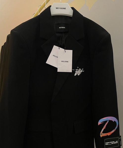 men's suits & blazers we11done suit jacket men women graffiti w letter print loose welldone fashion, White;black
men's suits & blazers we11done suit jacket men women graffiti w letter print loose welldone fashion, White;black