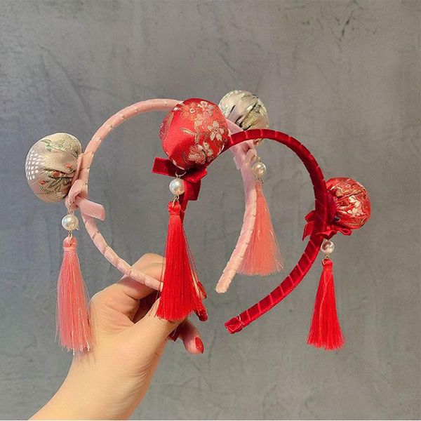 hair accessories year headdress children's ball tassel hoop headband chinese style hanfu girls' jewelry, Slivery;white
hair accessories year headdress children's ball tassel hoop headband chinese style hanfu girls' jewelry, Slivery;white