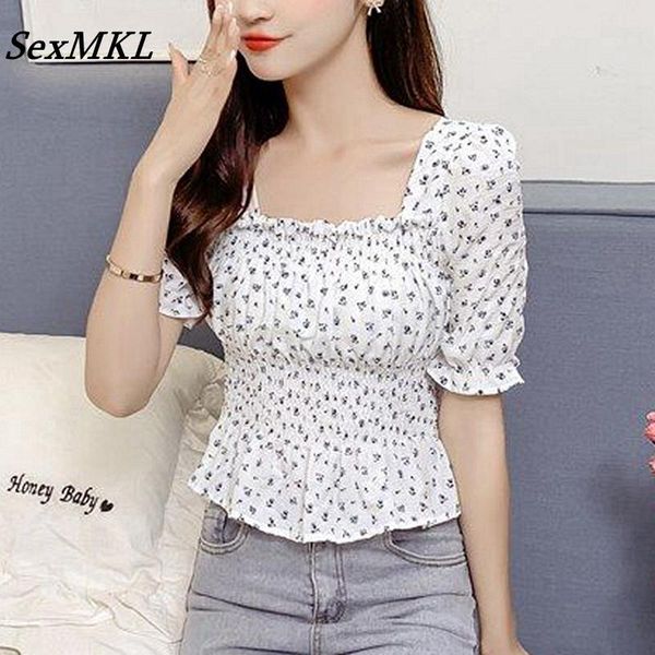 women's blouses & shirts women floral printed crop corset 2021 fashion casual puff sleeve summer slim french vintage y2k bustier t, White
women's blouses & shirts women floral printed crop corset 2021 fashion casual puff sleeve summer slim french vintage y2k bustier t, White